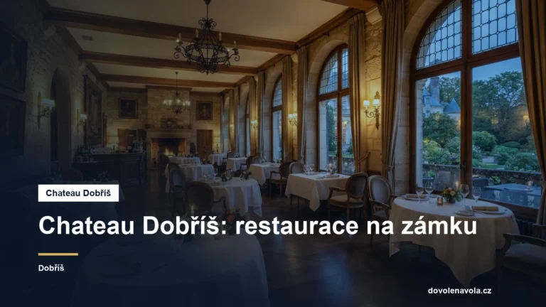 Elegantní zámecká restaurace