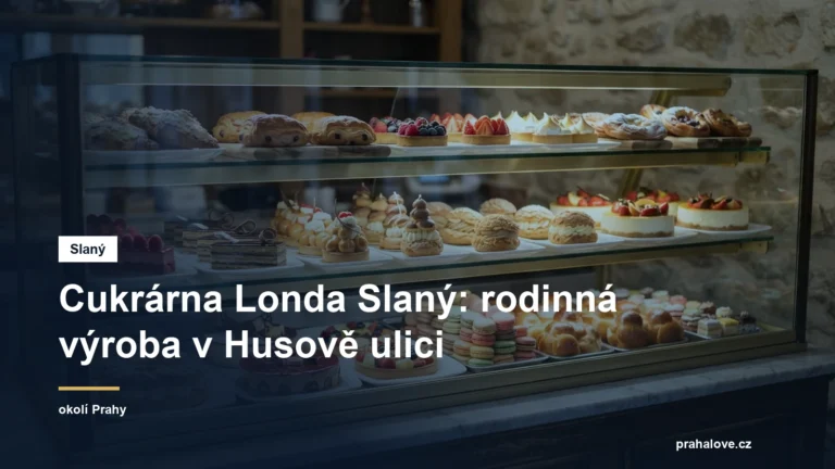 Vitrína cukrárny se zákusky