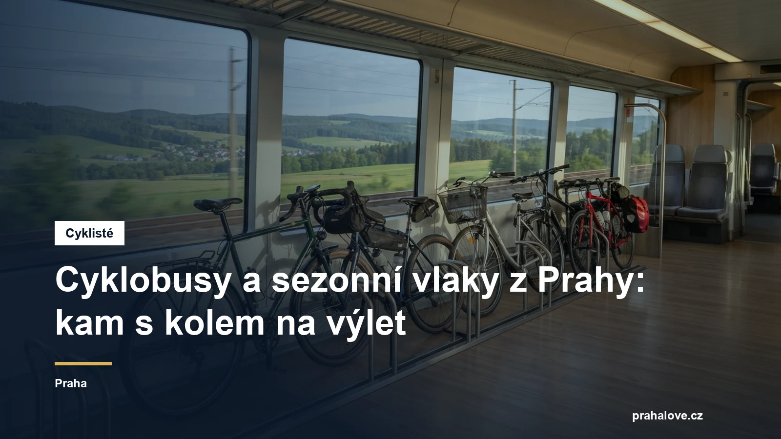 Kola ve voze výletního vlaku