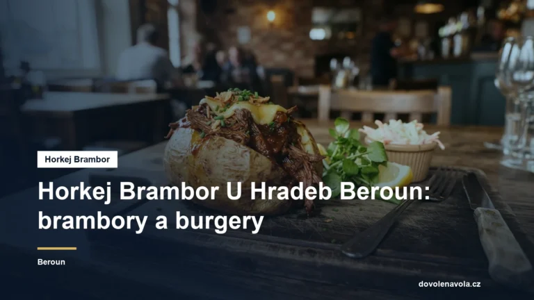 Zapečené brambory na talíři