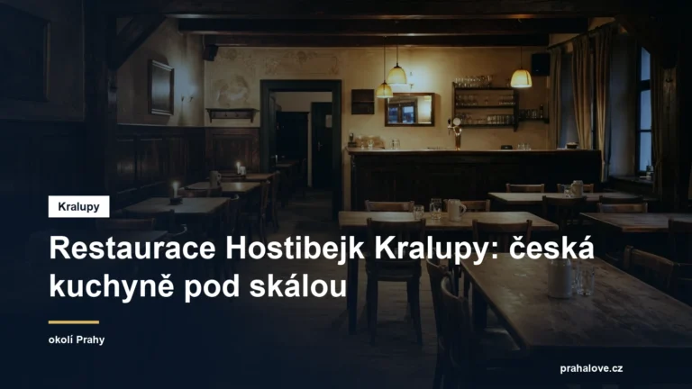 Interiér české restaurace
