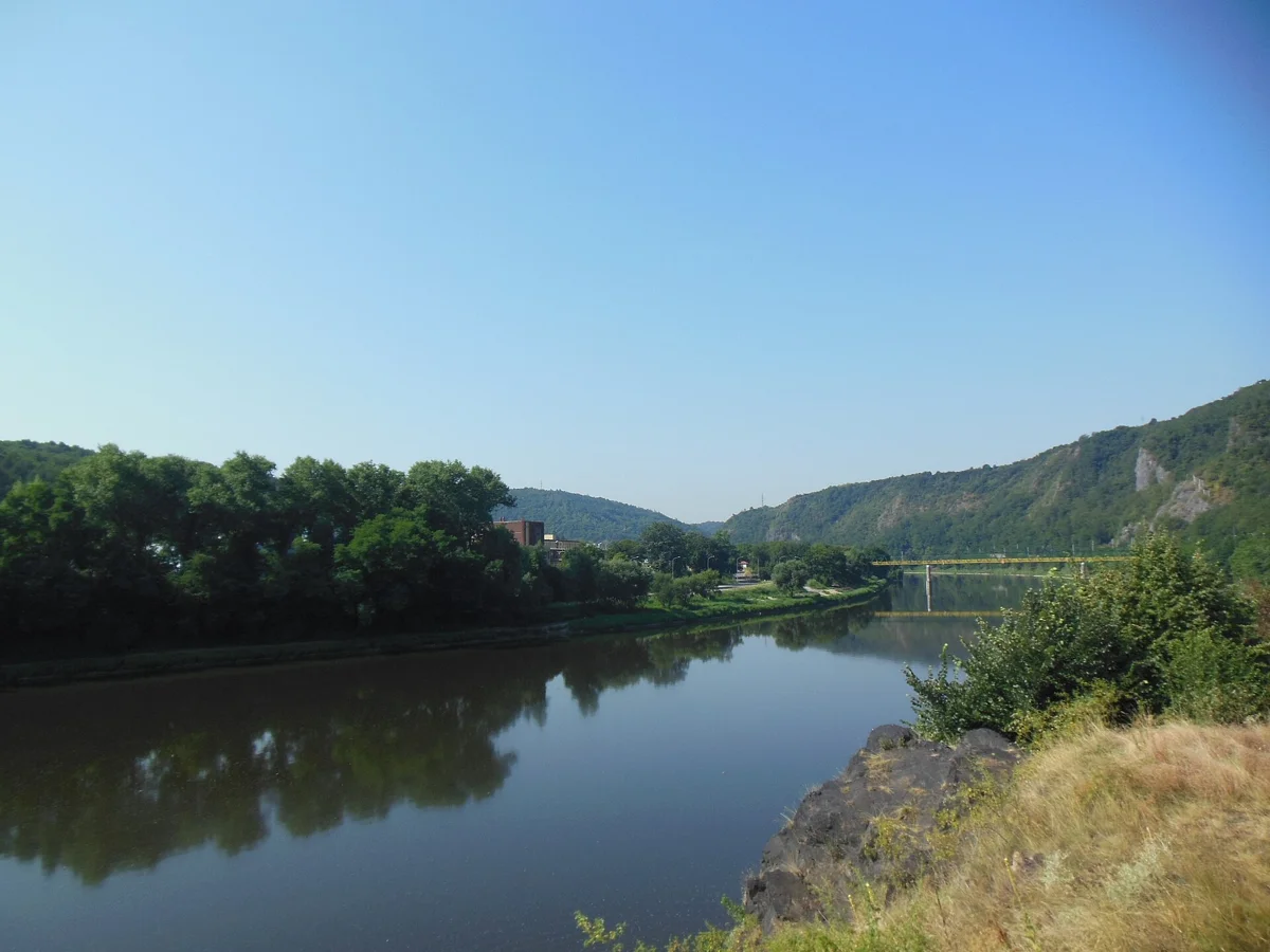 Údolí Vltavy u Husince a Řeže