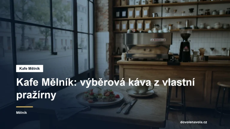 Kavárna s výběrovou kávou a snídaní