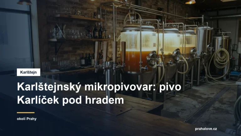 Malý pivovarský výčep se skleněnými tanky