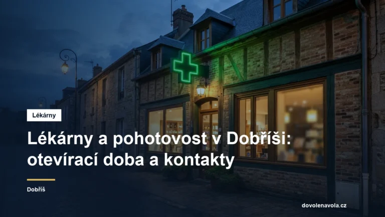 Lékárna v malém městě