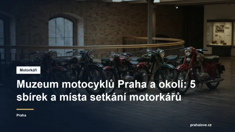 Historické motocykly vystavené v muzeu