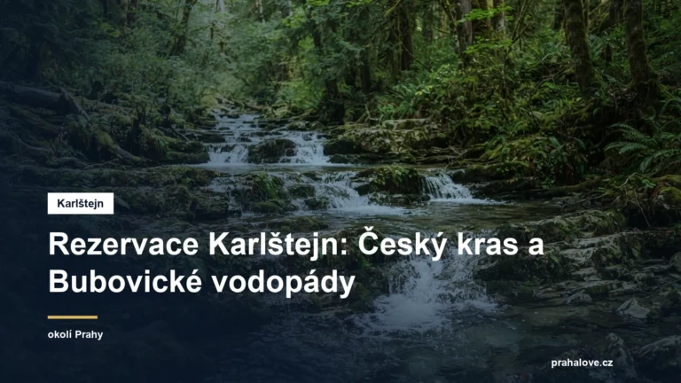 Potok stékající přes mechem porostlé vápencové stupně