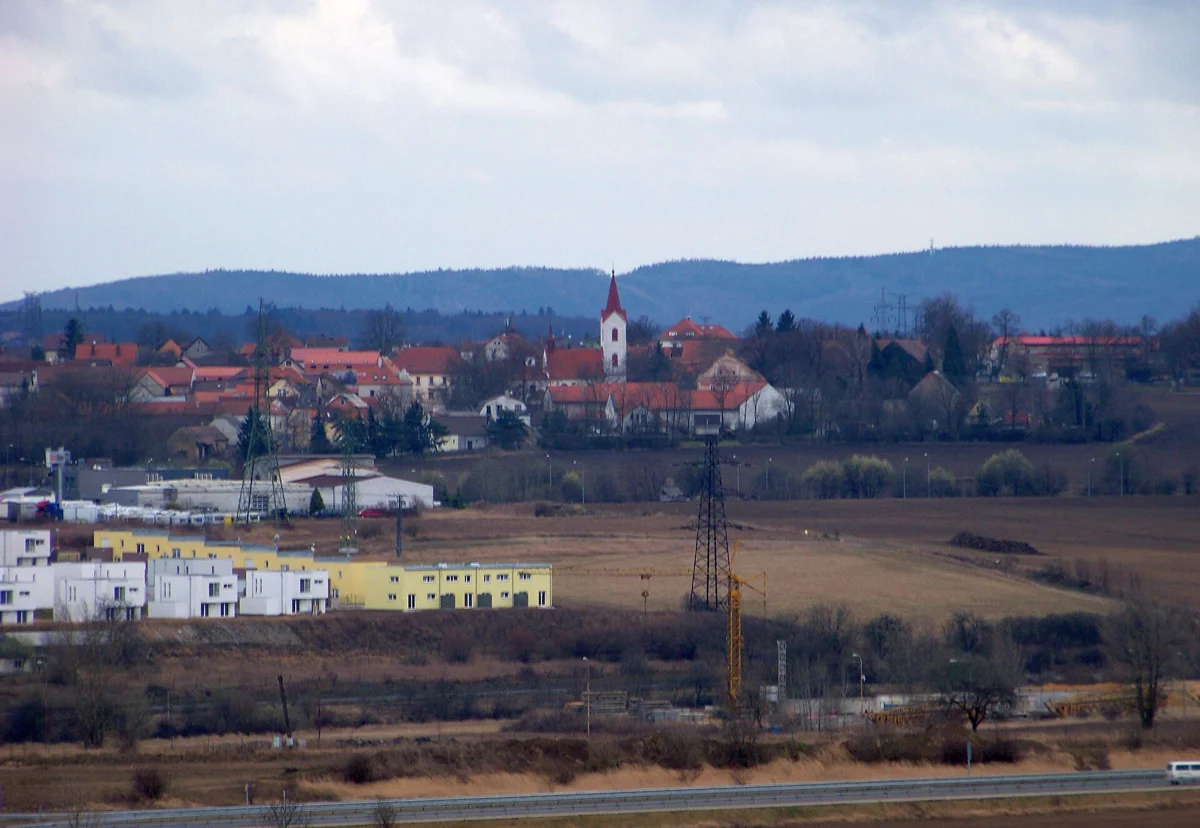 Pohled na obec Ořech
