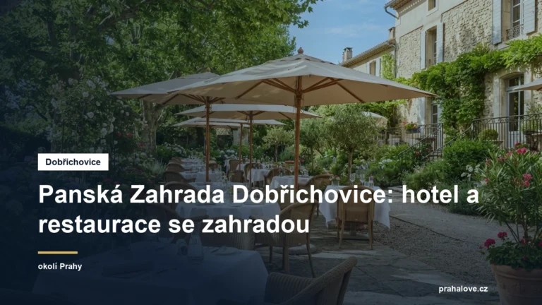 Zahrádka hotelové restaurace pod stromy
