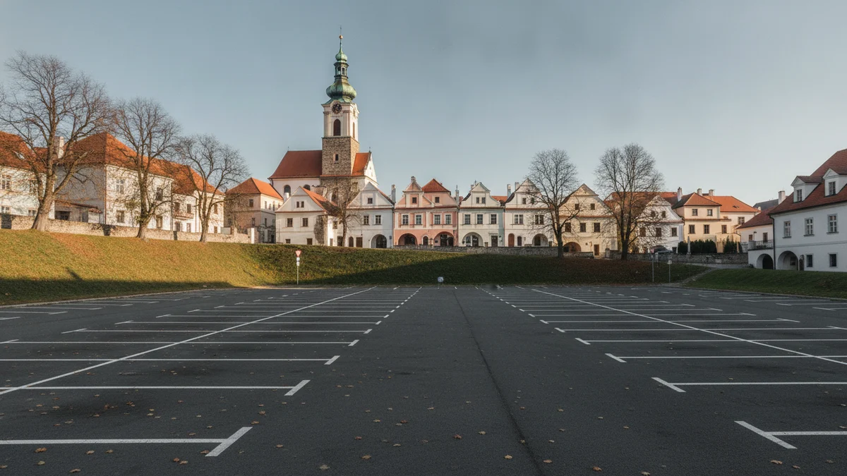 Parkoviště pod historickým centrem