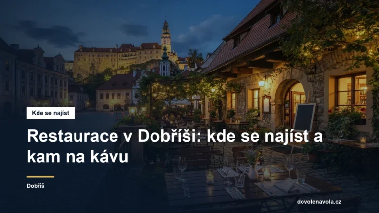 Restaurace v malém městě