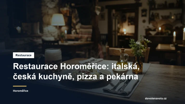 Restaurace v obci
