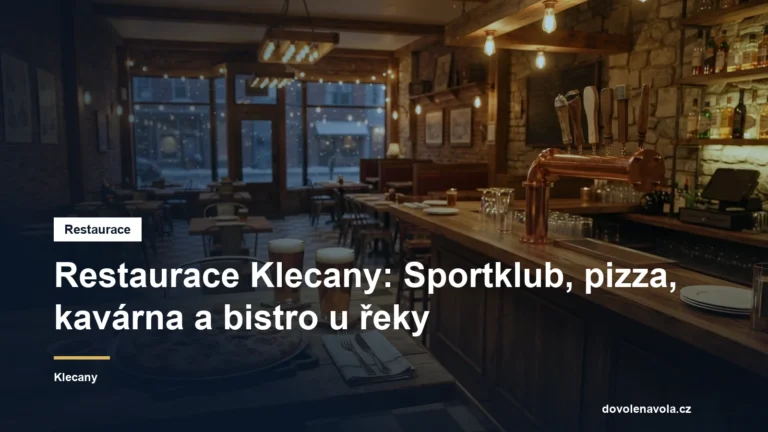 Restaurace a kavárna
