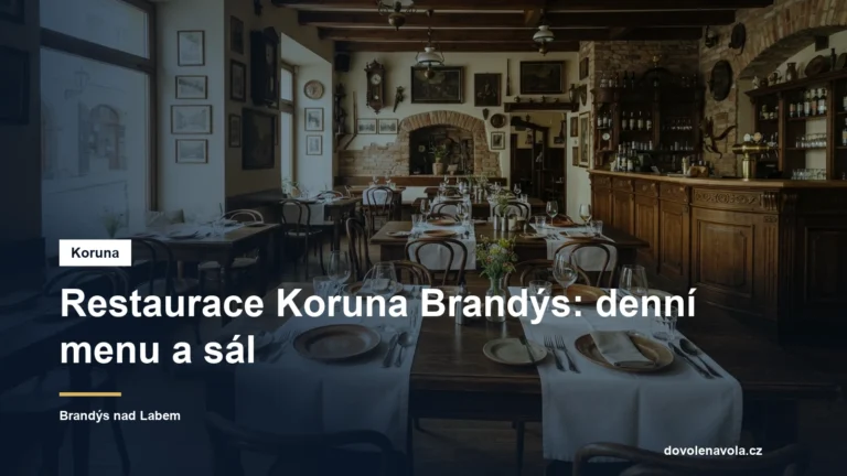 Česká restaurace se sálem