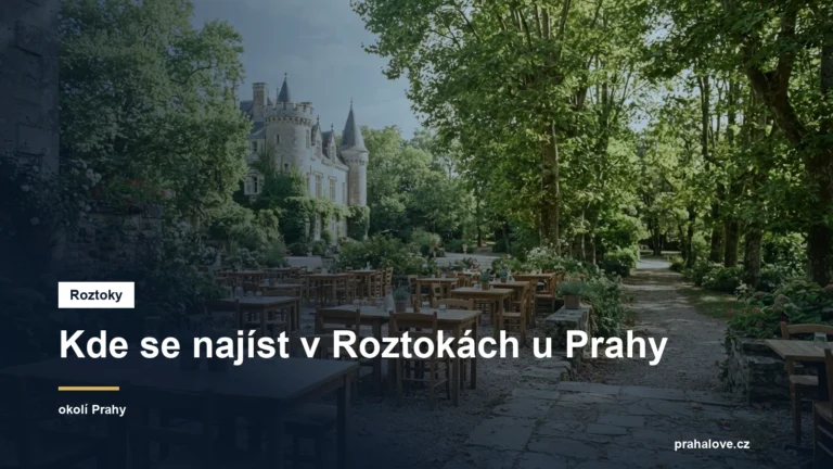 Posezení kavárny v zámeckém parku