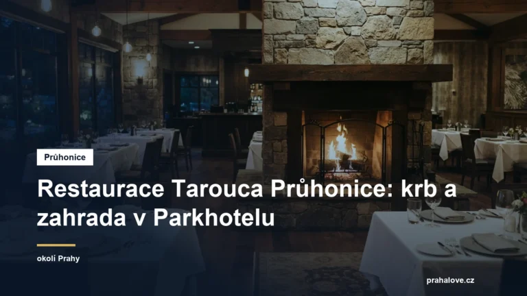 Hotelová restaurace s otevřeným krbem