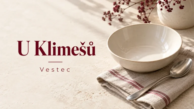 Miska, lžíce a ubrousek – U Klimešů, Vestec