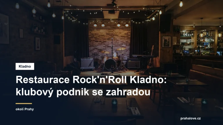 Klubová restaurace s malým pódiem
