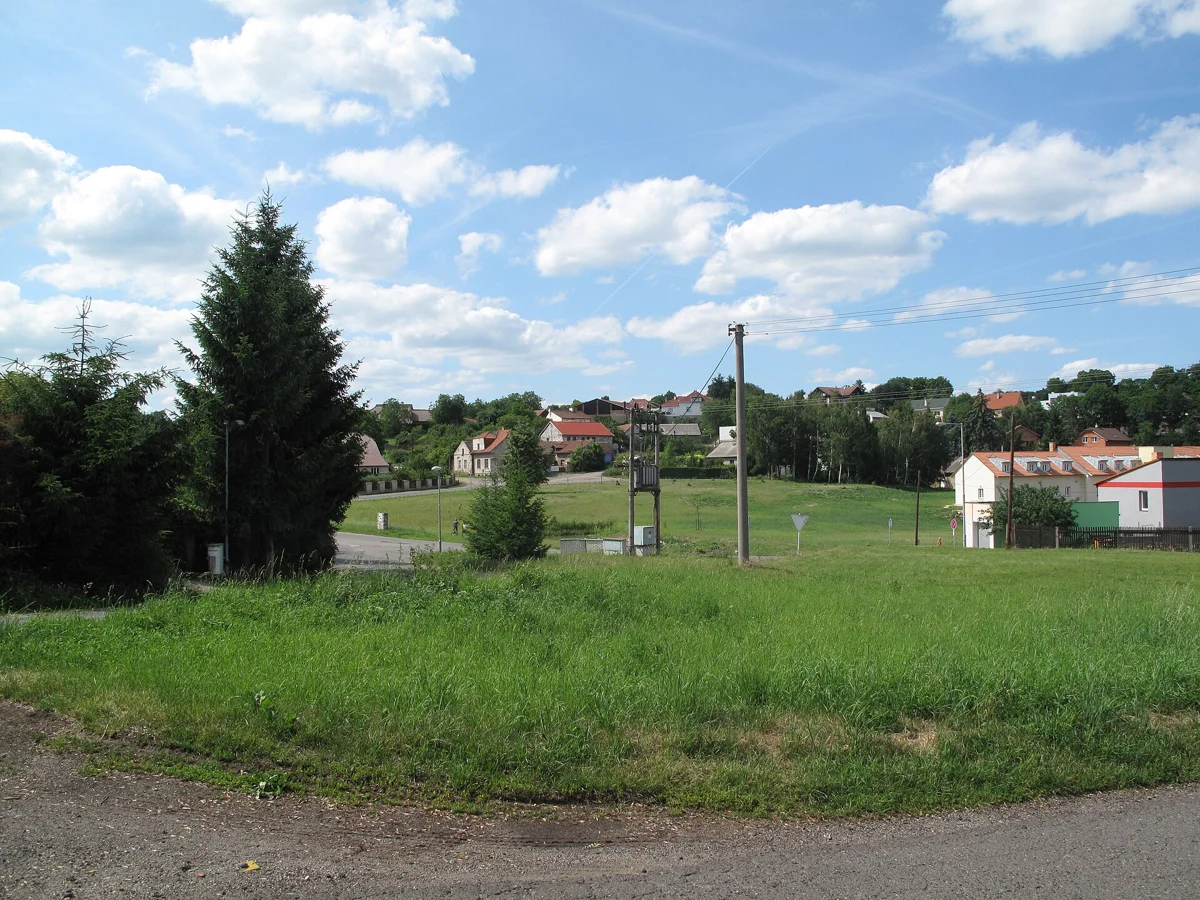 Pohled na obec Sedlec