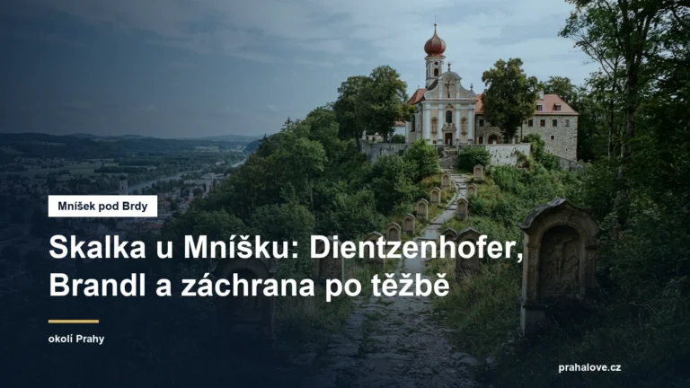 Barokní poutní areál na zalesněném kopci