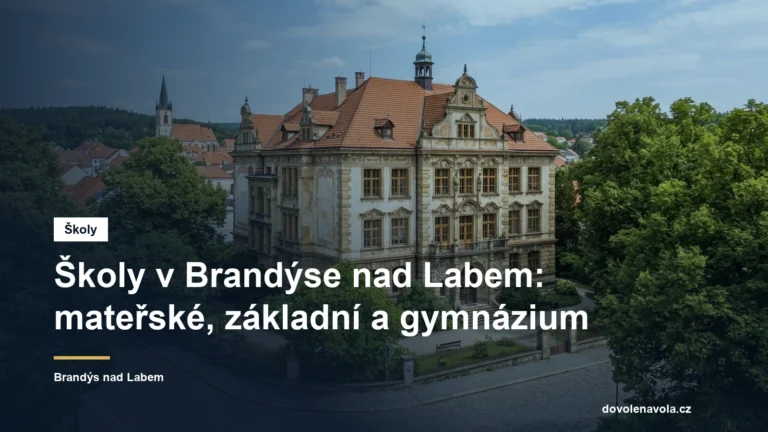 Školní budova ve městě