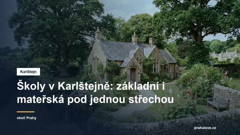 Malá vesnická škola se zahradou