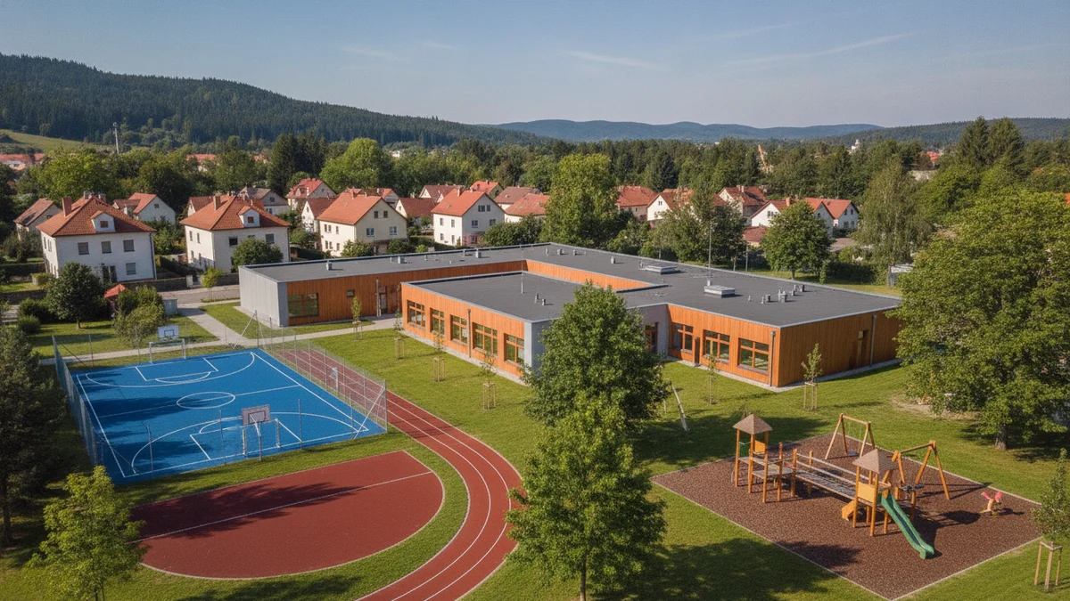 Moderní pavilonová základní škola