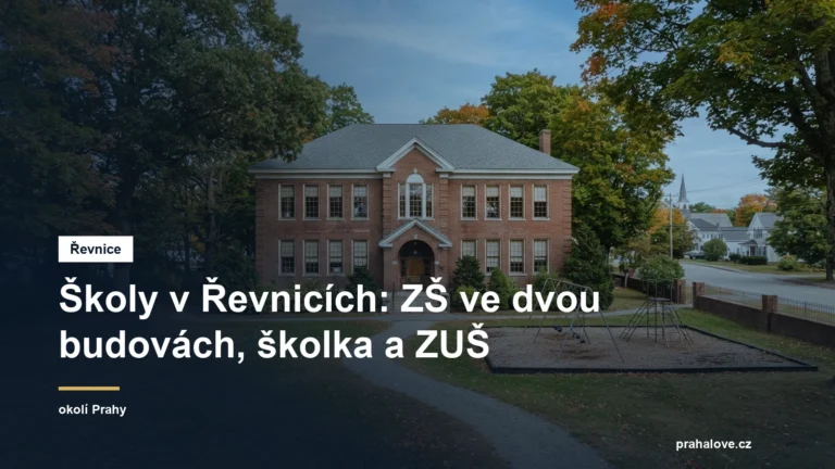 Budova školy v malém městě