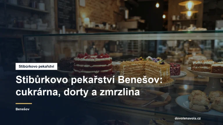 Dorty v cukrárně
