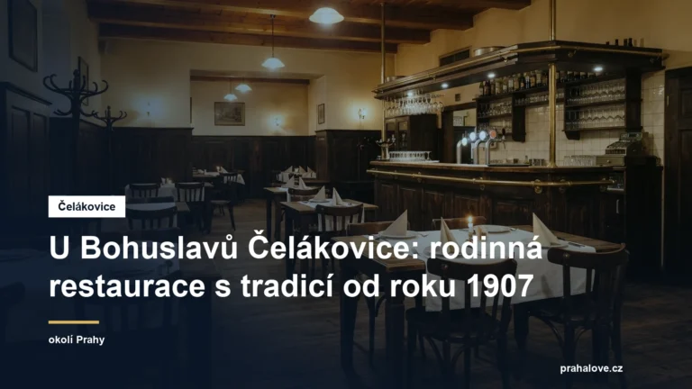 Interiér tradiční české restaurace