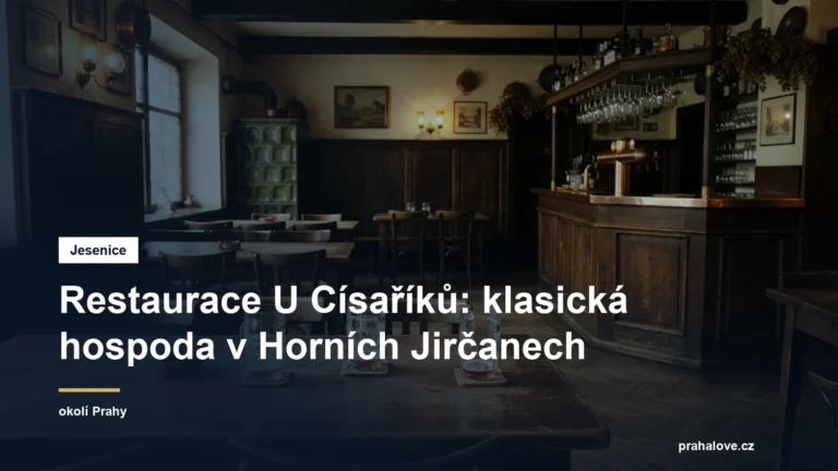 Interiér klasické české hospody