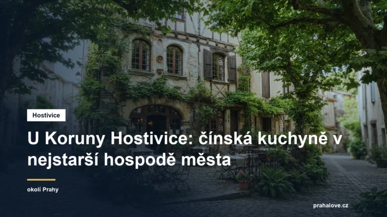 Restaurace ve starém domě s letní zahrádkou