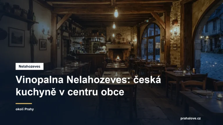 Interiér vesnické restaurace