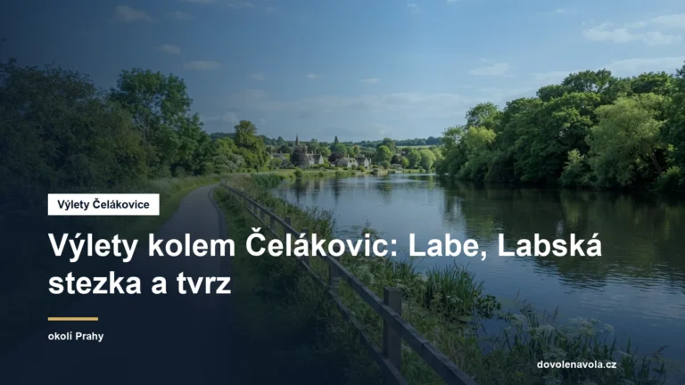 Cyklostezka podél široké řeky
