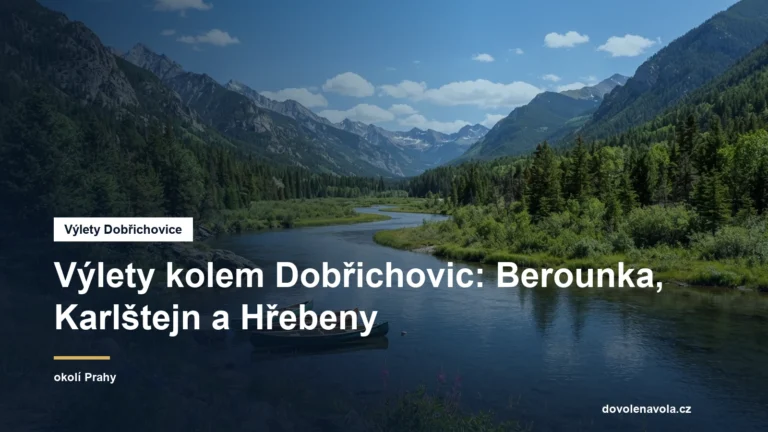 Řeka Berounka s vodáky