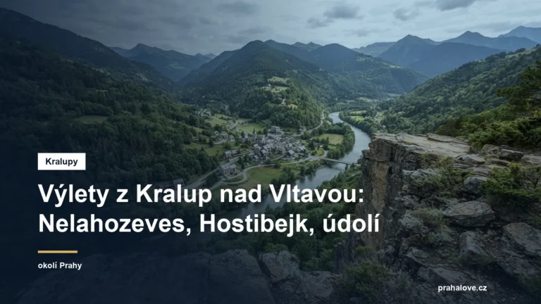 Skalní vyhlídka nad údolím řeky
