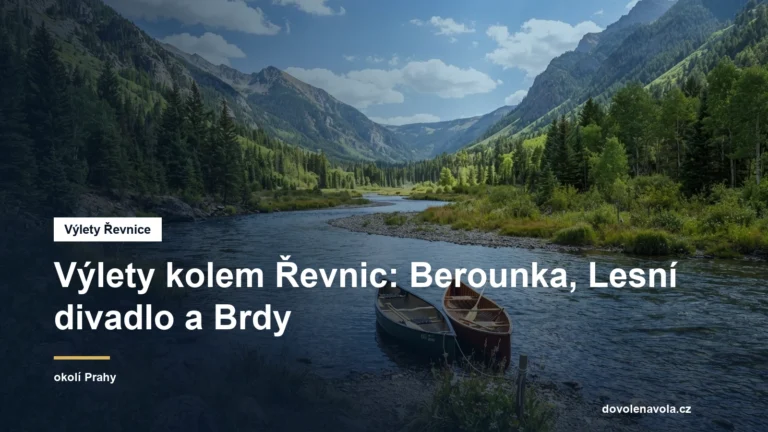 Řeka Berounka s lesnatými stráněmi