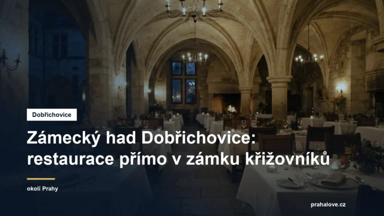 Klenutý interiér restaurace v zámku