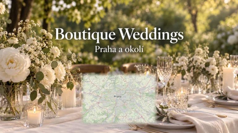 Boutique Weddings: svatební detail a skutečná regionální mapa.
