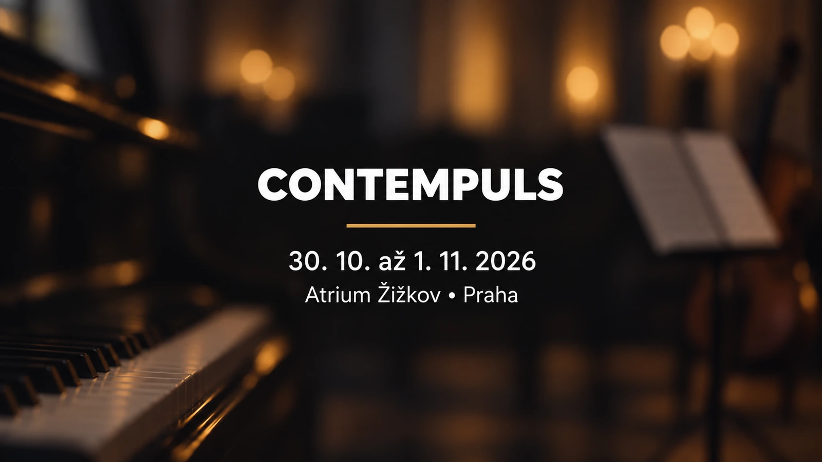 Contempuls, 30. října až 1. listopadu 2026, Atrium Žižkov v Praze