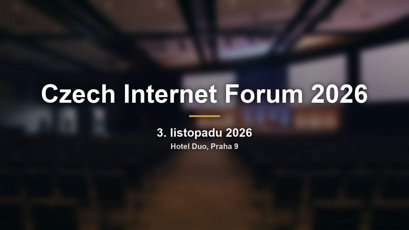 Czech Internet Forum 2026: Moravec, šéfové televizí a AI v marketingu