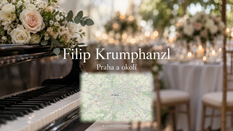 Filip Krumphanzl: svatební detail a skutečná regionální mapa.