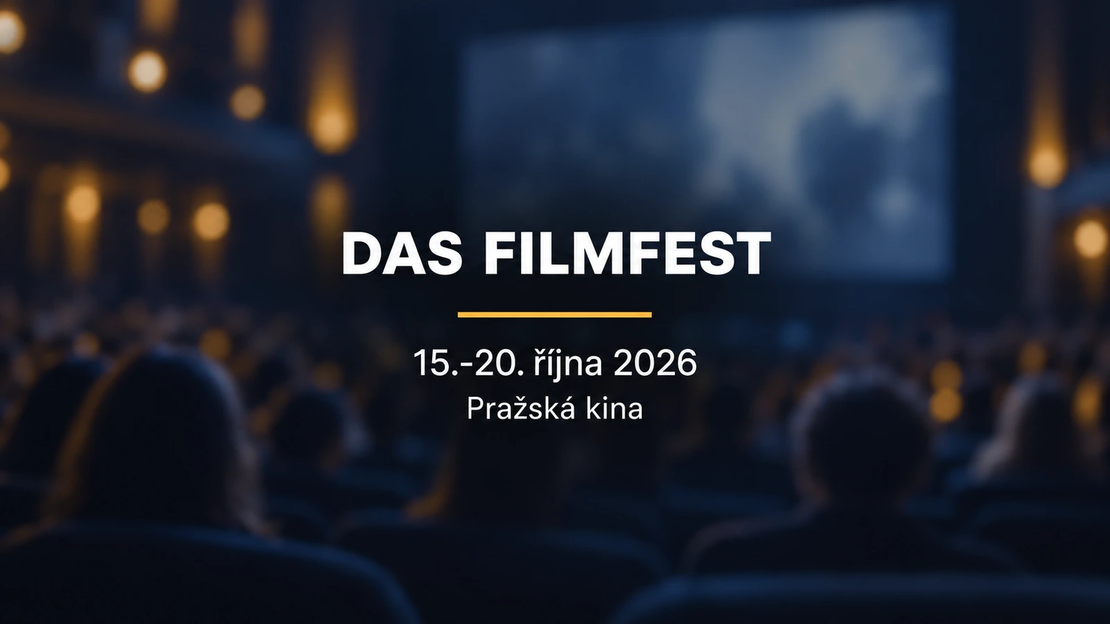 DAS FILMFEST, 15.-20. října 2026, pražská kina