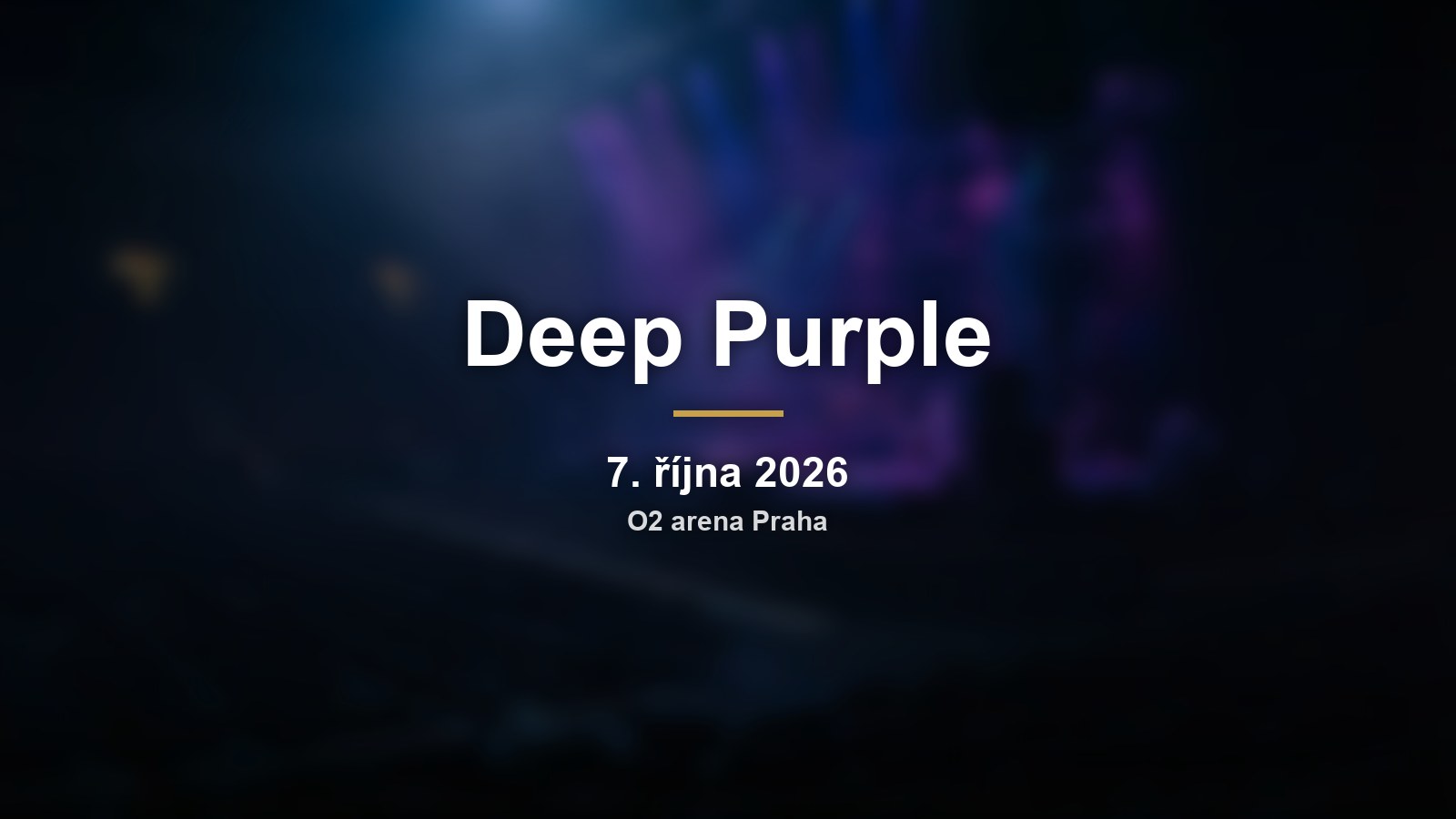 Deep Purple v O2 areně: turné SPLAT! a předkapela Jayler
