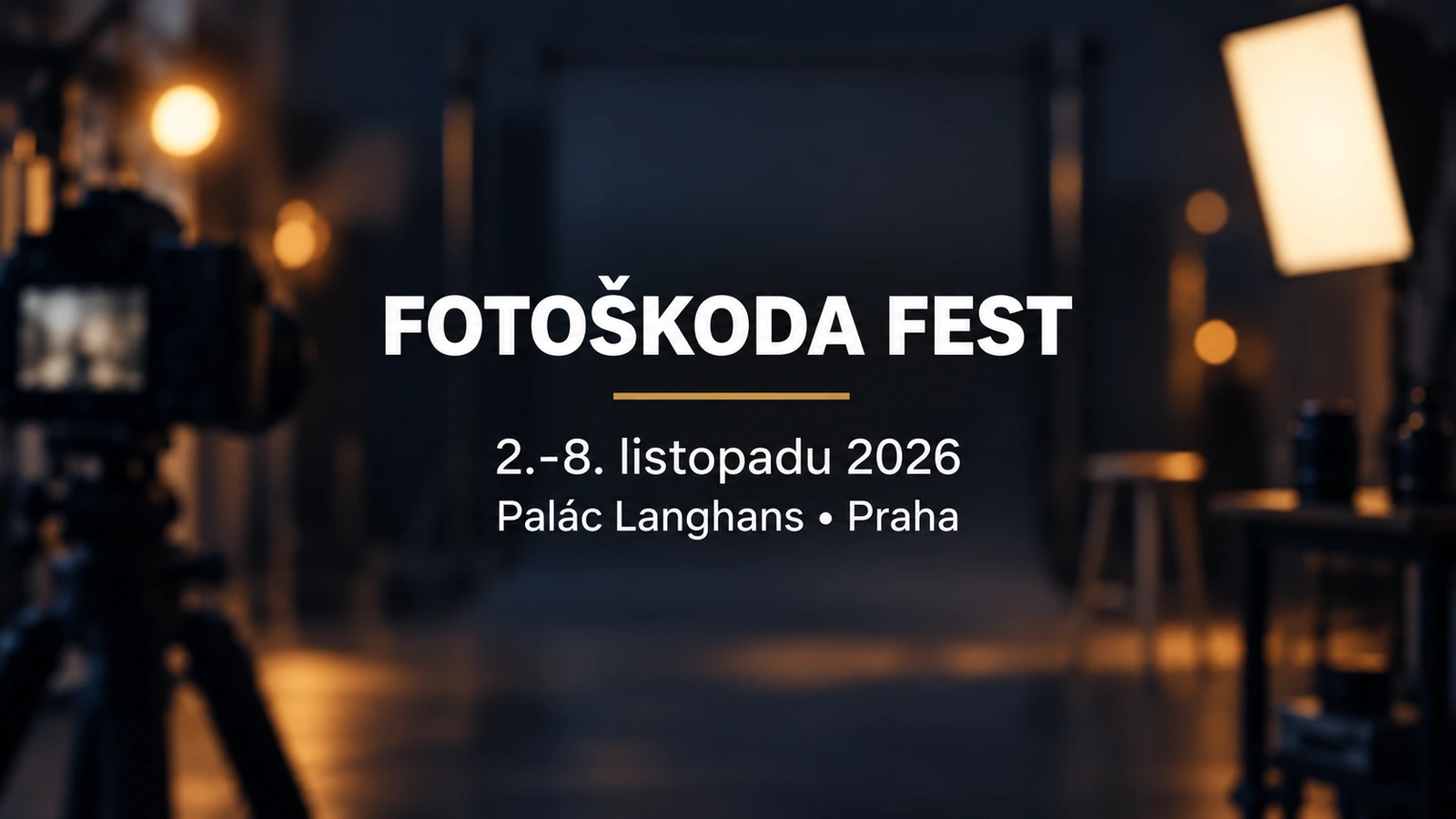 FotoŠkoda FEST, 2.-8. listopadu 2026, Palác Langhans v Praze