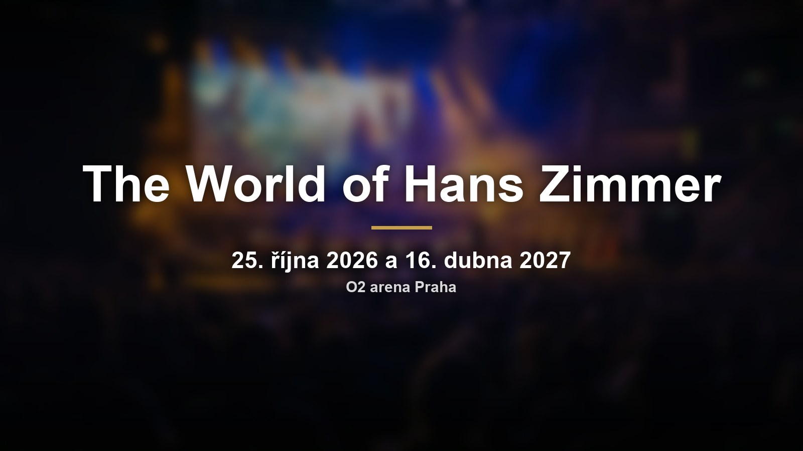 Hans Zimmer v O2 areně: dva termíny a show bez Zimmera na pódiu