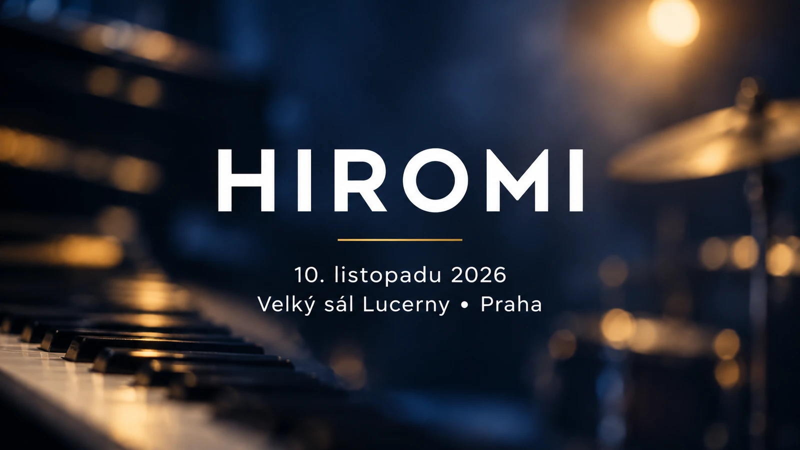 Náhled Hiromi: 10. listopadu 2026, Velký sál Lucerny v Praze