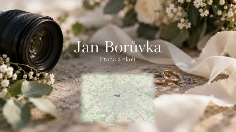 Jan Borůvka: svatební detail a skutečná regionální mapa.