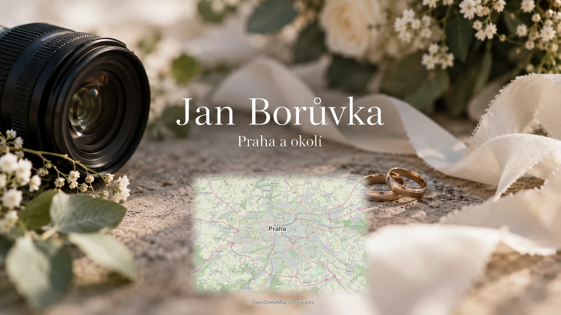 Jan Borůvka: svatební detail a skutečná regionální mapa.