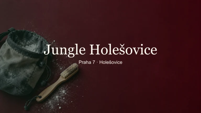Tematické zátiší lezeckých pomůcek s titulkem Jungle Holešovice, Praha 7 · Holešovice